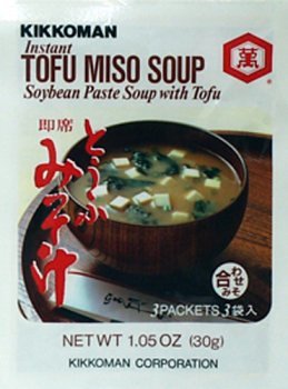 Kikkoman Instant Tofu Miso Soup (Soybean Paste Soup with Tofu)