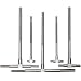 Mitutoyo 155-904, 1/2" to 6", 5 Piece Telescoping Gage Set