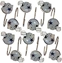 Dallas Cowboys Set 12 Bathroom Shower Curtain Hooks