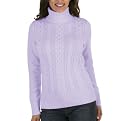 Merona&reg;Women's Cable Turtleneck - Purple Sky