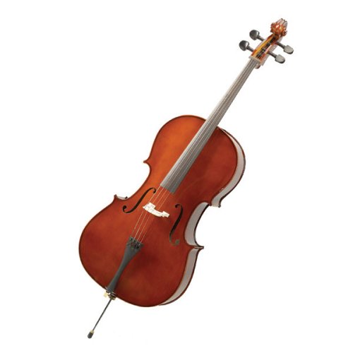 Cecilio CCO-400 44 Ebony Fitted Solid Wood Cello Outfit
