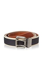 Wrangler Cinturón Ctf And Reversible Canvas (Azul)