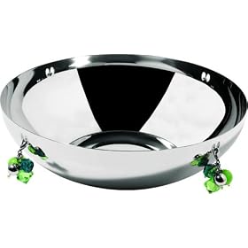 A di Alessi Ba-Rock Bowl, Stainless Steel, 32 cm (AMSA25)