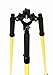 AdirPro Prism Pole Tripod – Aluminum Range Pole Tripod – Use for Survey Pole, Rover Rod, GPS Pole, Leveling Staff – GNSS RTK Rod Stand - Survey Equipment for Total Station Surveying (Yellow)