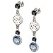 University of North Carolina Crystal Logo Earrings