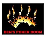 BEN'S POKER ROOM SIGN POKER ART ARTS DECOR WPT WSOP LAS VEGAS CASINO HOT POPULAR ITEM Emerging Artists Giclee Poster Print by Teo Alfonso, 20x16
