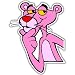 Pink Panther cartoon car bumper sticker decal 4