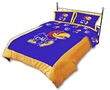 University of Kansas Jayhawks KU Bedding Comforter & Sham Set