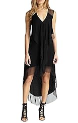 A-line V-neck High-Low-Hem Club Dress/Evening Dress/Prom Dress 