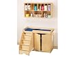Jonti-Craft 5135JC Changing Table with Stairs Combo, Natural