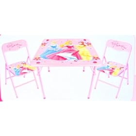 Disney Princess 3-piece Folding Table & Chair Set WK311392 Pink