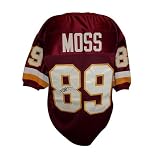 Santana Moss Autographed Washington Redskins (Maroon #89) Jersey