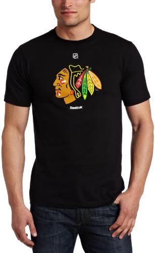 NHL Chicago Blackhawks Primary Logo T-Shirt  ,Black