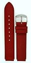 Fits Philip Stein Size 1 18mm Magenta Red Calf Leather Watchband with Spring Bars By JP Leatherworks
