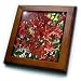 Beautiful Bright Orange Flowers - 8x8 Framed Tile