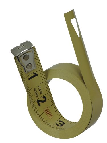 25FT x 3/4IN Tape Rule Black - 1325