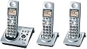 Panasonic DECT 6.0-Series 3-Handset Cordless Phone System with Answering System (KX-TG1033S)