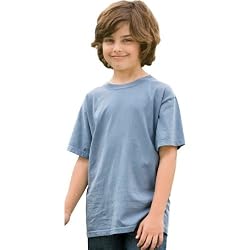 Pigment-Dyed Heavyweight 5.6 oz. Youth Soft Ringspun Cotton Short Sleeve T-Shirt