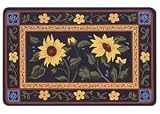 Decorative Welcome Mat - Sunflower Garden - 18 x 27.