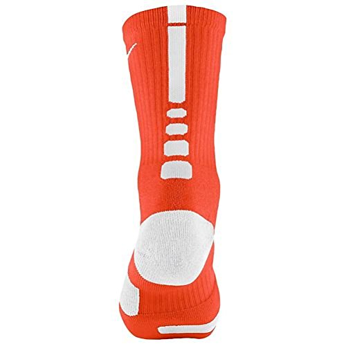 Nike Elite Basketball Crew Socks , Small, Orange
