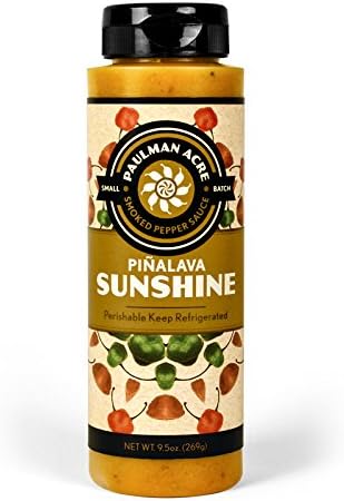 Paulman Acre Piñalava Sunshine Pepper Sauce 9.5 Oz. Bottle