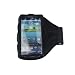 Black Mesh Samsung Galaxy S3 i9300 Strong ArmBand Case Cover For SPORTS GYM BIKE CYCLE JOGGING, Tie iPod With Your Arm - Enjoy Music - by KING OF FLASH