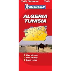 Algeria-Tunisia (Michelin National Maps)