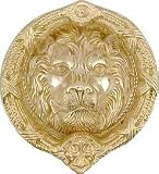 Large Brass Royal Lion Door Knocker