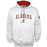 Alabama Crimson Tide White Team Color Hoody Sweatshirt