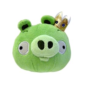  Angry Birds 5 inch Plush King Pig with Sound