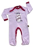 Rockabye-Baby In Milk We Trust Suit Long Sleeve All-In-One (Pink/White, 6-9 Months)