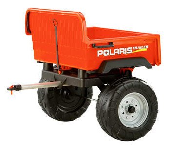Peg Perego - POLARIS SPORTSMAN 700 / X2 TRAILER Red