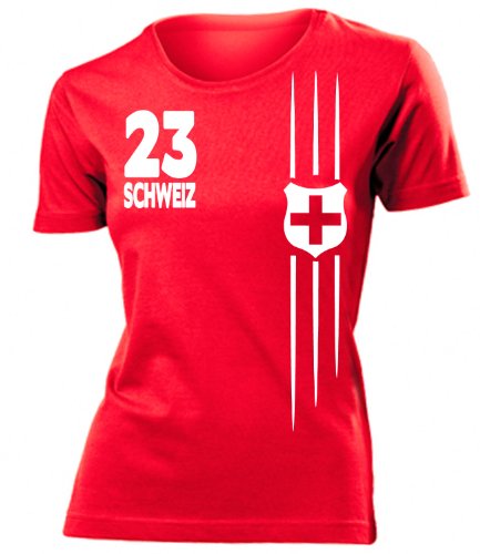 SCHWEIZ FUSSBALL WM 2014 FANSHIRT 3217(F-R) Gr. XL