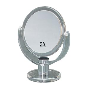 Buy Rucci 5x Vanity 7 Dia. Big Stand Mirror All Acrylic by Rucci