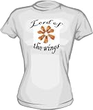 LORD OF THE WINGS Buffalo Chicken Logo Women's tee Shirt Small thru XL