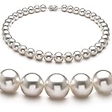 White 10-14mm AAA+ South Sea Pearl Necklace 18 inch