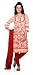 Trishaa Women's Indian Salwar Kameez Set Red Medium