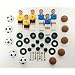 Hergestellt f�r DEMA Tischfussball Fu�ball Ersatzteilset f. 70129