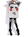 ellazhu Women Baggy Fashion Painting Crew Neck Pullover Sweater OneSize GY269 Face Grey