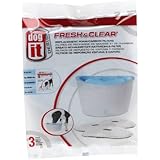 Dogit Design Carbon Replacement Foam Filter Cartridge for Dogit Design Fresh & Clear Fountain - 3-Pack