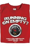 Running on Empty Adult T-Shirt