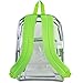 Eastsport Backpack, Clear/Green, One Size