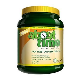 About Time, Whey Isolate Protein Banana, 2.0 Lb (Pack of 48)