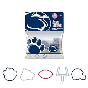 Forever Collectibles NCAA Penn State Nittany Lions Penn State Logo Bandz Bracelets-2nd Version: Sports &amp; Outdoors