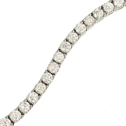 4 prong Round Diamond Tennis Bracelet 7.00cttw Ij/i1