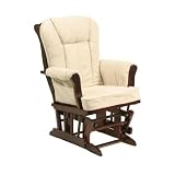 Stork Craft Sleigh Gilder in Cherry With Beige... by Stork Craft