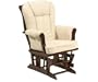 Stork Craft Sleigh Gilder, Cherry/Beige