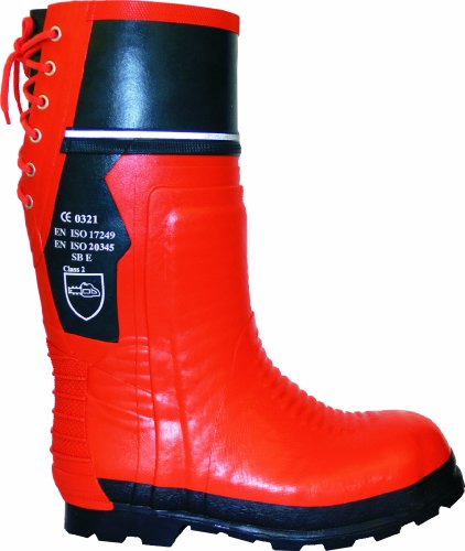 Schnittschutz-Gummistiefel 657-0-500-40 Stiefel, Schnittschutzklasse 3 (=28m/s), CE 0321, S4, EN ISO 20345, Gr&ouml;&szlig;e:  40
