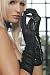 Gloves Sheer Mesh with Rhinestone Trim Ruched SeXy