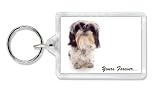 Shih Tzu Dog-Love Photo Keyring Stocking Filler, Ref:AD-SZ8K